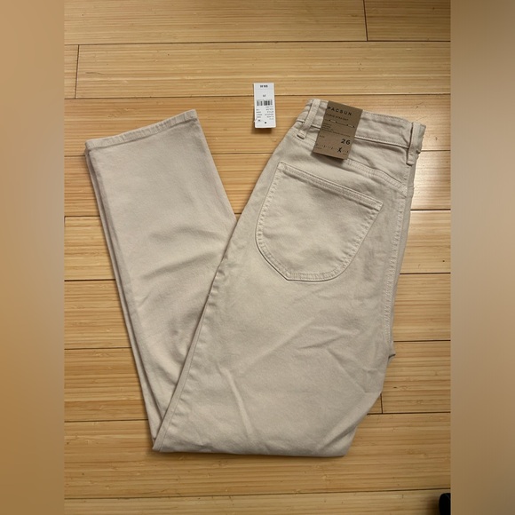 NWT PacSun Beige Curve Sraight Leg Jeans - Picture 5 of 6